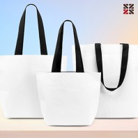 화이트리유저블쇼핑백-L