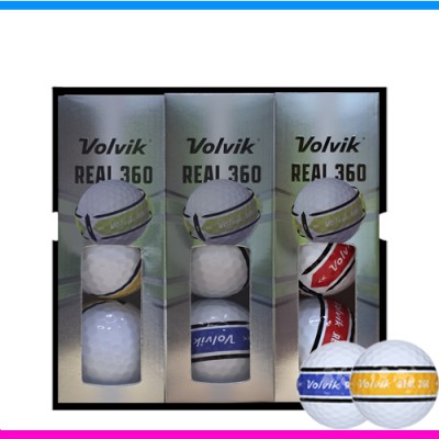 볼빅 리얼 360 퍼팅라인 9구세트 (3pc)