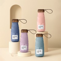 벨포레 6K 5단 우드핸들 수동 우산