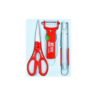 가위02+나이프야채칼+집게 JW-1727