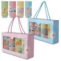 에버센스 캐릭터 휴대용 캔티슈 4p 선물세트