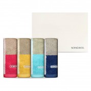송월 컬러웨이 34 고리 핸드타올 4P 세트