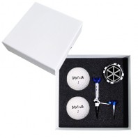 볼빅 V3 2구 볼마커칩 고급 싸바리케이스