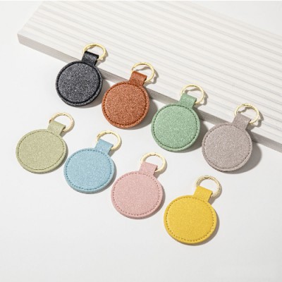 로페리아 PU 가죽 원형 키링(0215850)