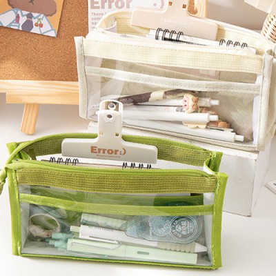 클리어리 디비 PVC 다용도 파우치 필통