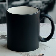 1도 전사인쇄 머그-르네 무광투톤 블랙