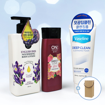 LG생활건강 아이리쉬 바디로션 바디워시 3종세트