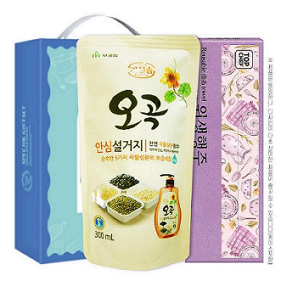 오곡안심설거지 빨아쓰는위생행주 2종세트