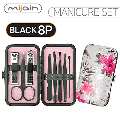 미자인블랙8종플라워손톱깎이세트