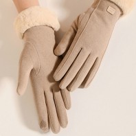 소프트 클라우드 여성용 융털 터치장갑