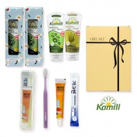 카밀핸드크림100mlx2p선물세트 리본5호 가그린 엠보싱칫솔치약