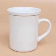 엘레강스 화이트 뚜껑머그 355ml