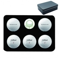 타이틀리스트 PRO V1x 5구 볼마커 틴케이스세트