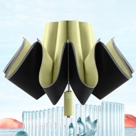 플로비아 리버스 원터치 3단 암막 양우산