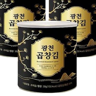 광천김 맛과 향가득 김선물 김세트(곱창김 선물세트 캔김 30g) 설선물 추석선물 답례품