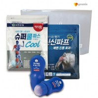 안심생활건강세트 12호 (해피홈슈퍼쿨파스+신신파프쿨파스+멘소래담롤온쿨)