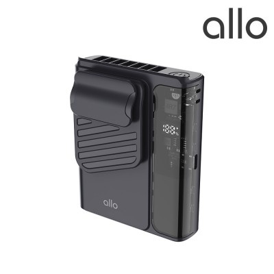 알로 FB1 에어클립 바디팬 무선 미니 휴대용 선풍기 목선풍기