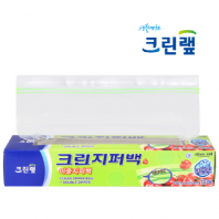 크린랩 이중지퍼백 30x35x15매 특대형