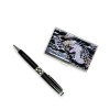 빛나 용 (흑)  자개 2종세트 (자개명함케이스+자개볼펜)
