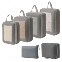 프리미엄 압축 멀티 여행용 메쉬창 파우치 6종set