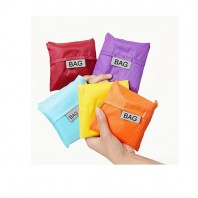 365_1pc 컬러풀 접이식 재사용 쇼핑백