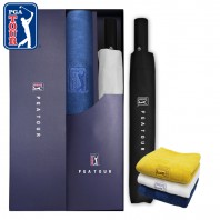 PGA 2단완전자동 암막 우양산+170g 면사타올 세트