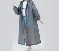 228_회색 두꺼운 성인용 EVA 소재 방풍 고급 풀바디 레인코트