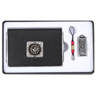 삼족오자개소가죽명함지갑+삼족오자개USB(8GB~64GB)