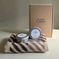 센트라도 패턴 담요+소이 캔들 2P 세트