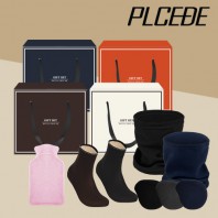 플씨드 폴라폴리스 넥워머 + 왕귀마개 + 방한덧신 + 다용도 손난로 4종 세트