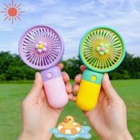 파스텔 미니선풍기 휴대용 쿨링 플라워 손풍기 Y2652