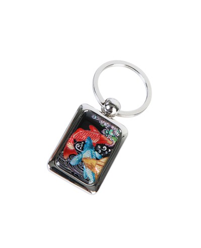 사각열쇠고리-잉어