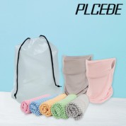 플씨드 여름 3종 EVA파우치 E세트 (귀걸이 쿨마스크+뱀부얀 쿨타월)