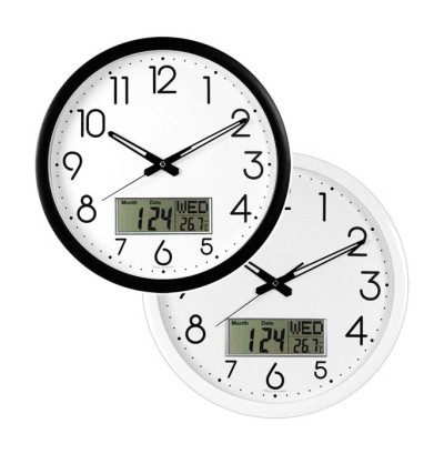 350 무소음 디지털카렌다 온도벽시계