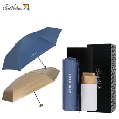 3단슬림사각파스텔,5단접이식 210T 미니 골드코팅 우양산세트(0190327)