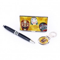 자개볼펜3종세트-하회탈