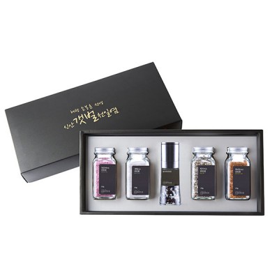 DO_손봉훈 솔트레인보우 그라인더 5종 선물세트 A (그라인더1+소금4)