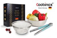 쿠비녹스 믹싱볼 채망 찜판 3종세트