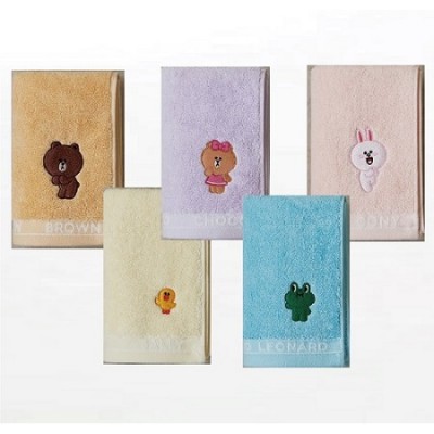 라인프렌즈 40수 코마사 세면 타올 170g