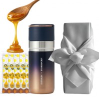 스타벅스 그러데이션 스탠리 보온병 + 국내산 허니스틱 + 보자기포장 세트