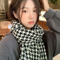 로페리아 컬러 블로킹 스카프 넥워머 목도리(0216770)