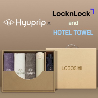 협립3단암막커넥션완전자동우산 +협립호텔코마170타월3P+락앤락슬림핏원터치텀블러