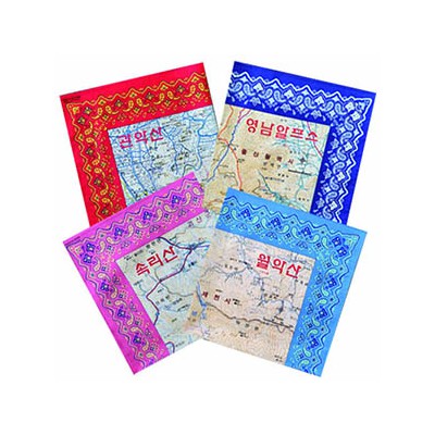 지도 관광지 스카프 53*53