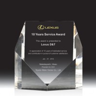 2145 크리스탈 상패 (140*145*50mm)