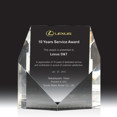 2145 크리스탈 상패 (140*145*50mm)