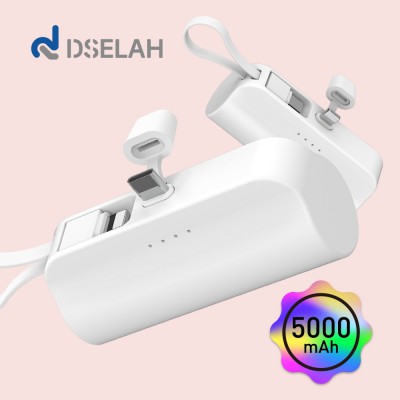 desleah 디셀라 5000mAh 2in1 미니 도킹형 보조배터리
