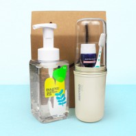 순샘 맨손설거지 주방세제 500ml 양치컵 세트 4종