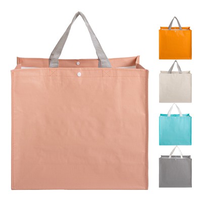 인쇄무료 타포린 시장가방 중형 바닥보강있음(40*35*15cm)