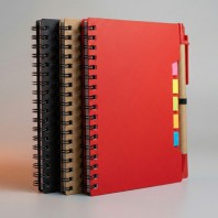 로페리아 A6 스티커 메모 크라프트지 볼펜세트(0216993)