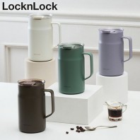 락앤락 4282C 메트로 카페 머그 세라믹 텀블러 600ml